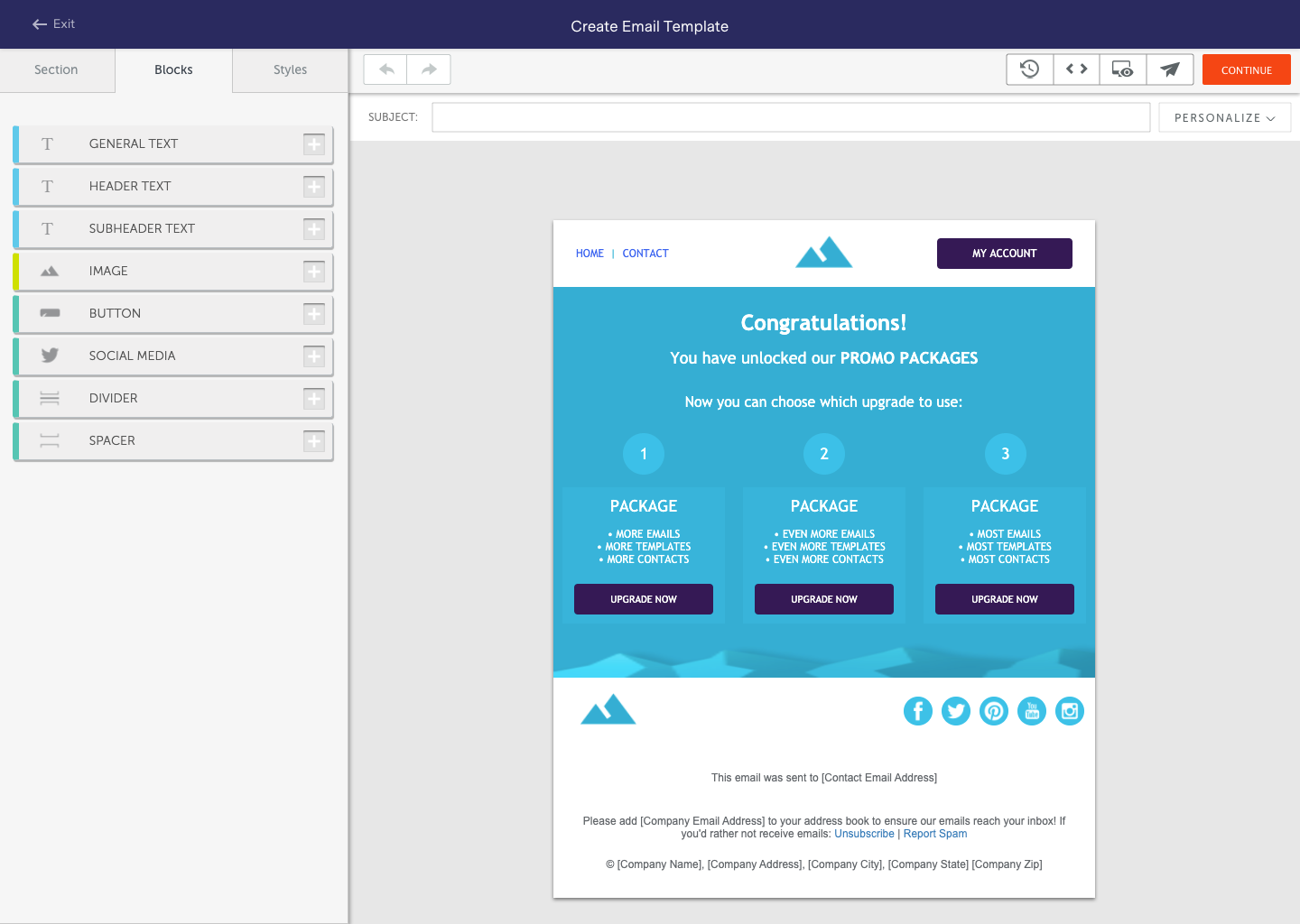 BenchmarkONE - Email Drag&Drop