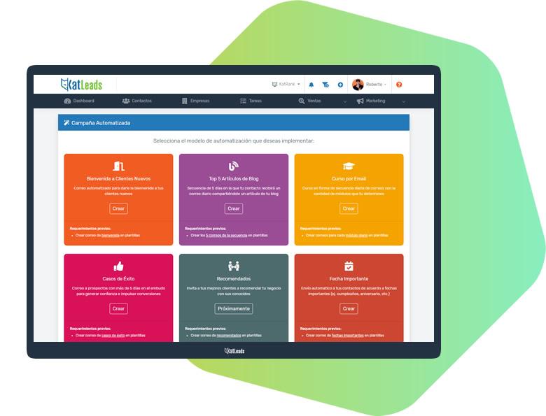 KatLeads Marketing Software - Automatizaciones de Marketing