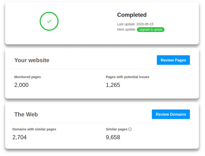 Plagiashield - Screenshot 2