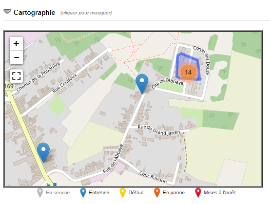 Vizavy - Cartographie des interventions