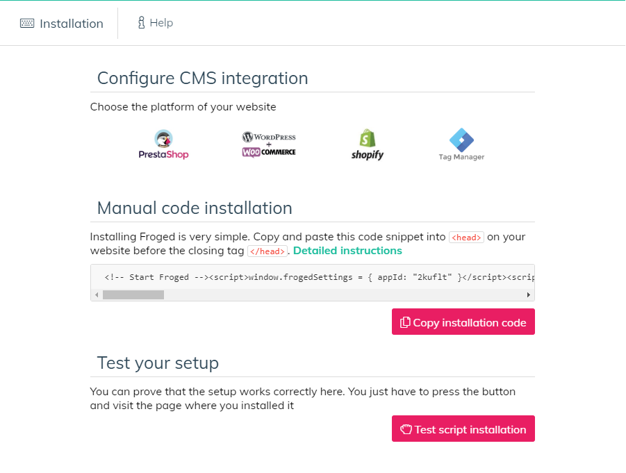 FROGED - Easy to Install