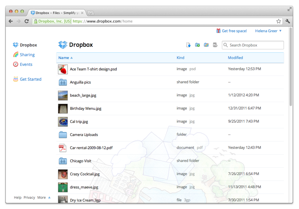 DropBox - DropBox: documenti Sync, il rigoroso controllo di accesso ai server, backup giornaliero