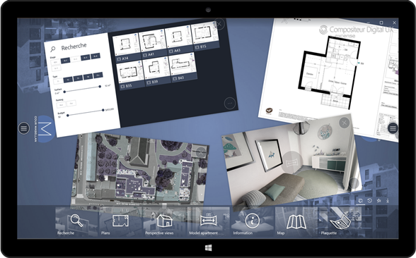 Compositeur Digital UX - Le Compositeur Digital sur tablette