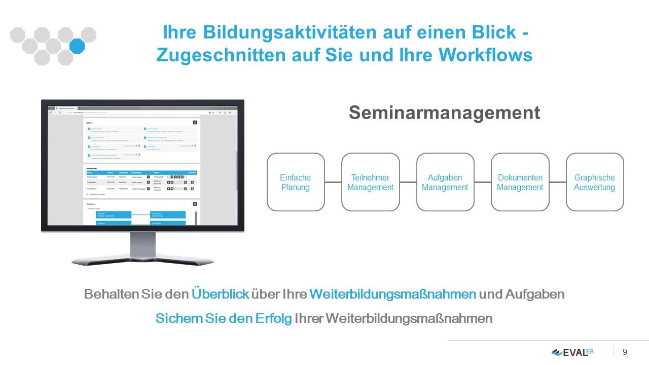 Evalea - Modul Seminarmanagement