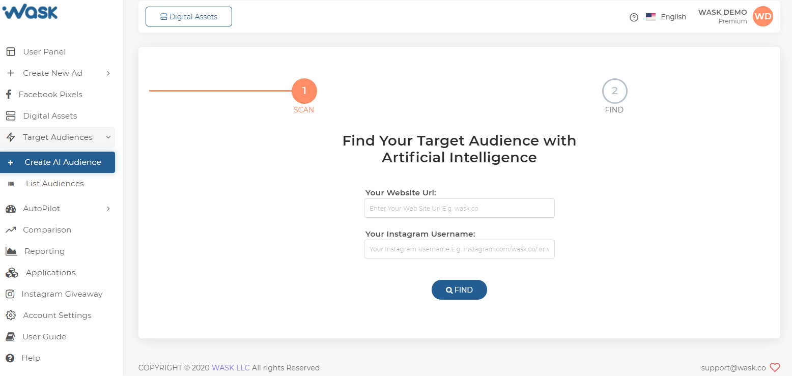 Wask - Smart Target Audience