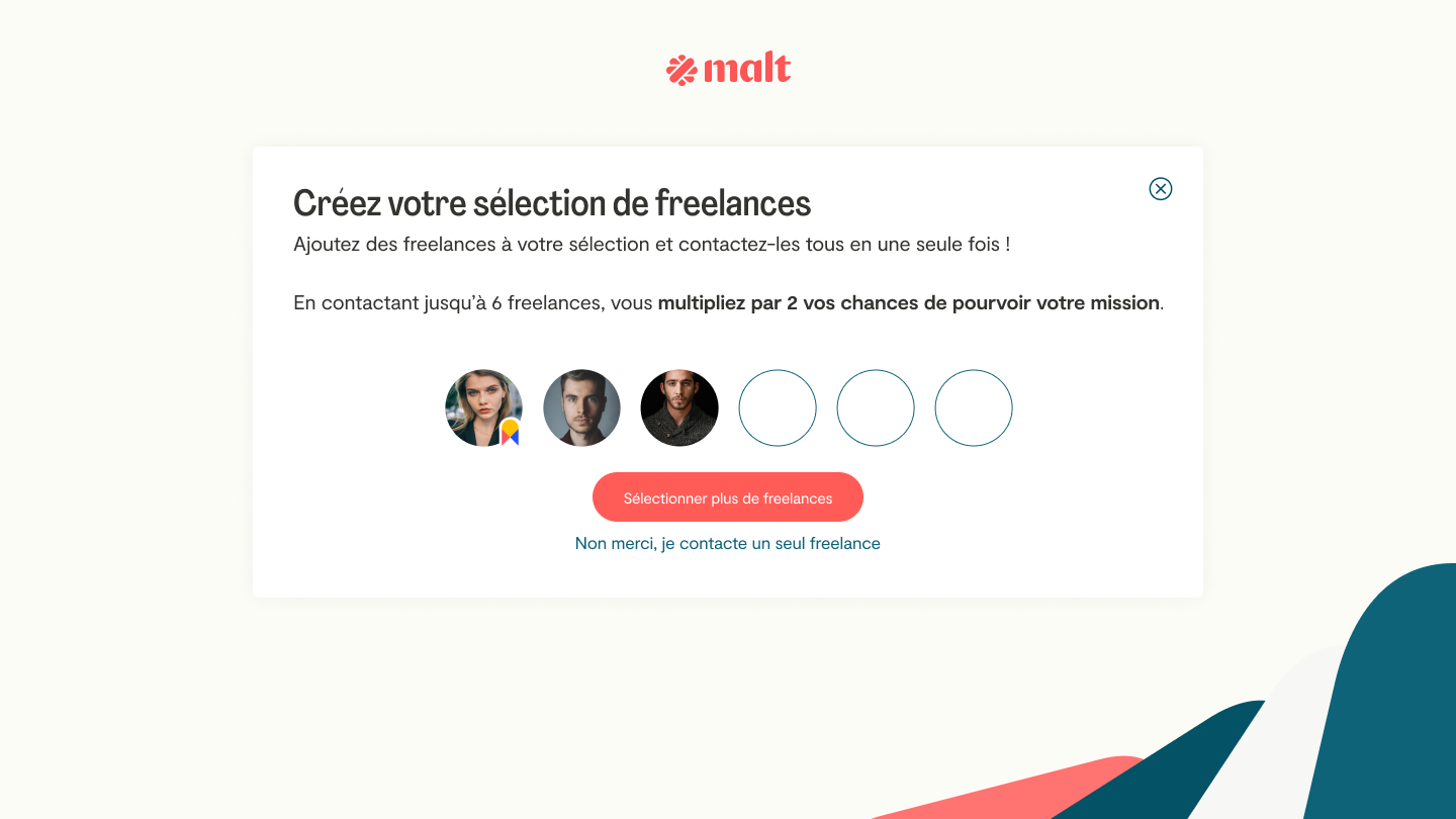 Malt - Sélection de Freelance