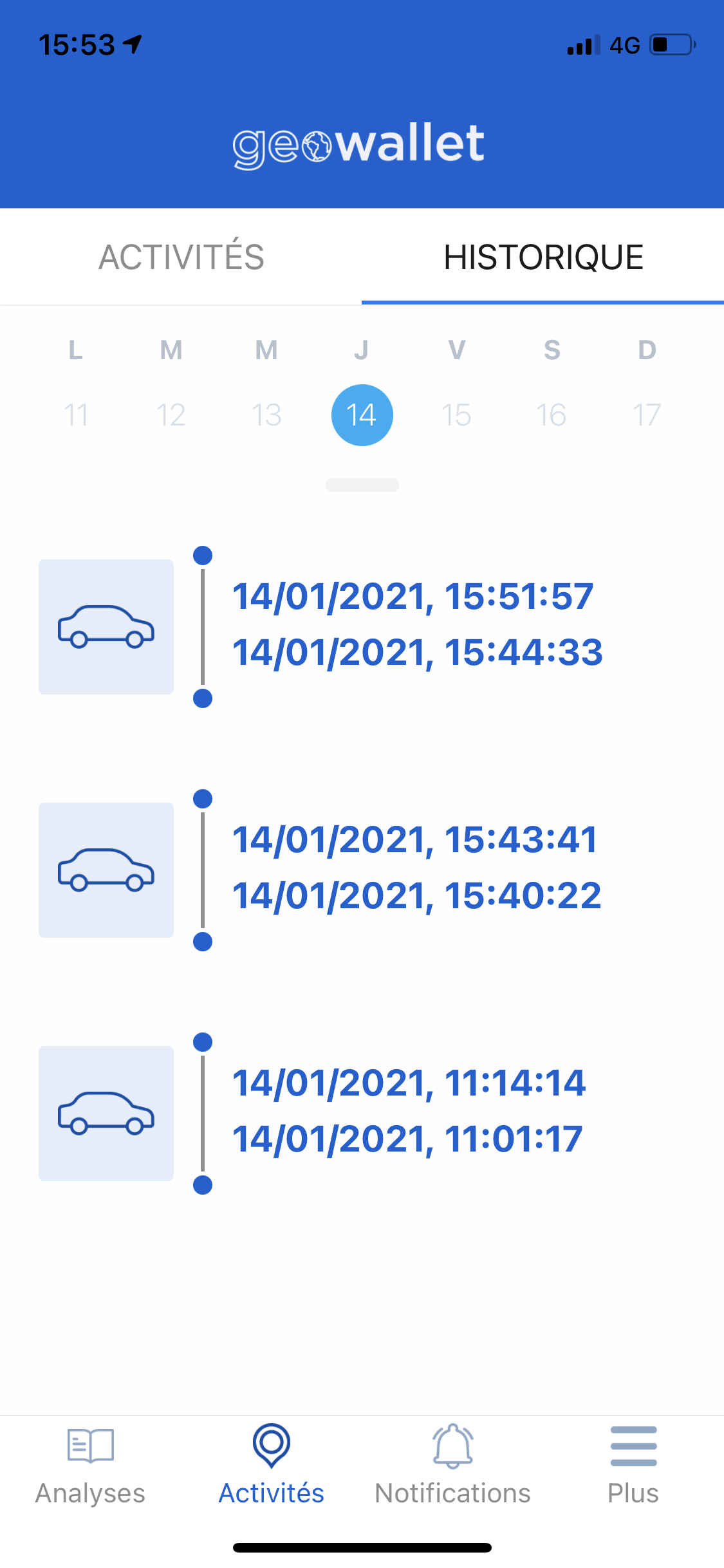 GeoWallet - Capture d'écran 4
