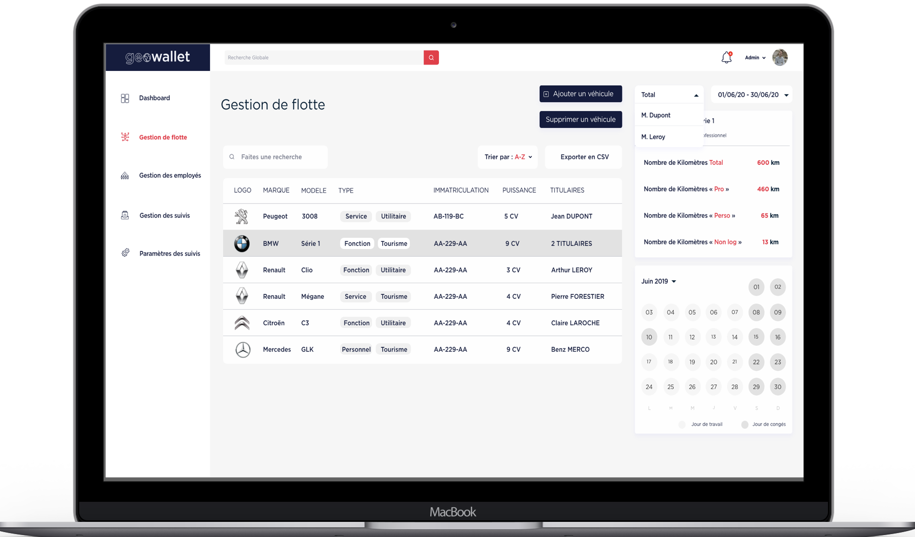 GeoWallet - Capture d'écran 3