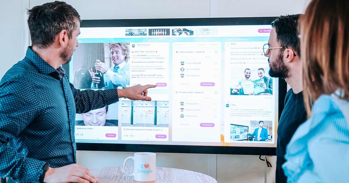 Steeple : La solution de communication interne phygitale