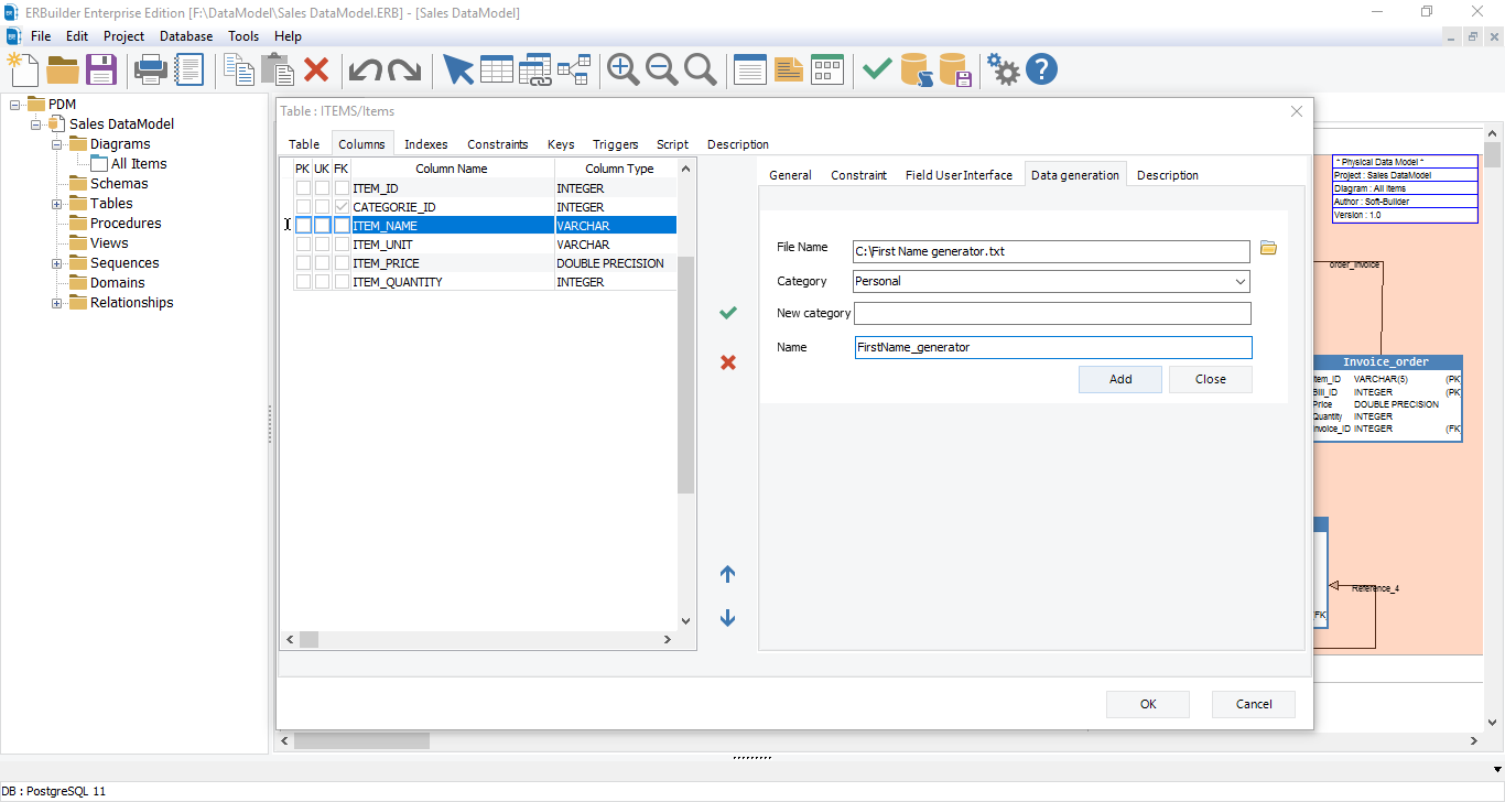 ERBuilder Data Modeler - Screenshot 6