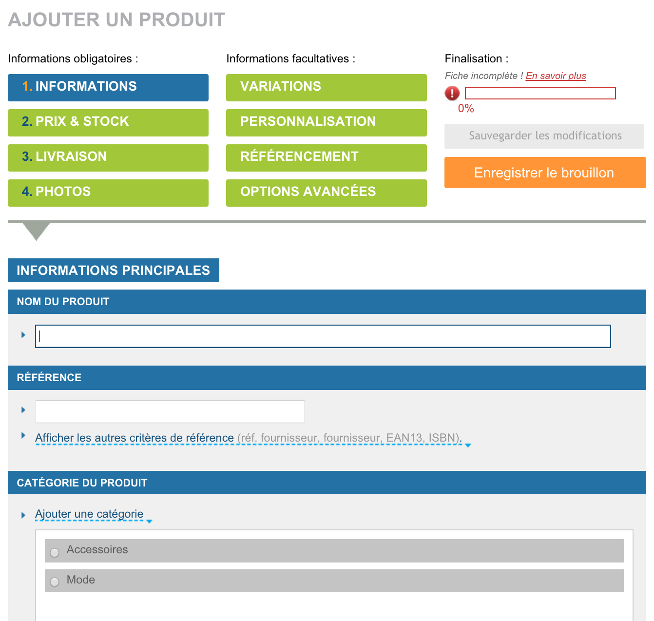 WiziShop - WiziShop: Base de savoir (tutoriels, démos), Gestion des promotions, Google Analytics