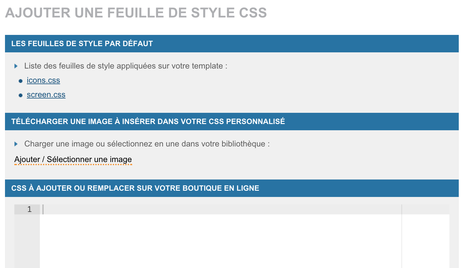 WiziShop - WiziShop: Menus et navigation, Google Analytics, Edition du code HTML