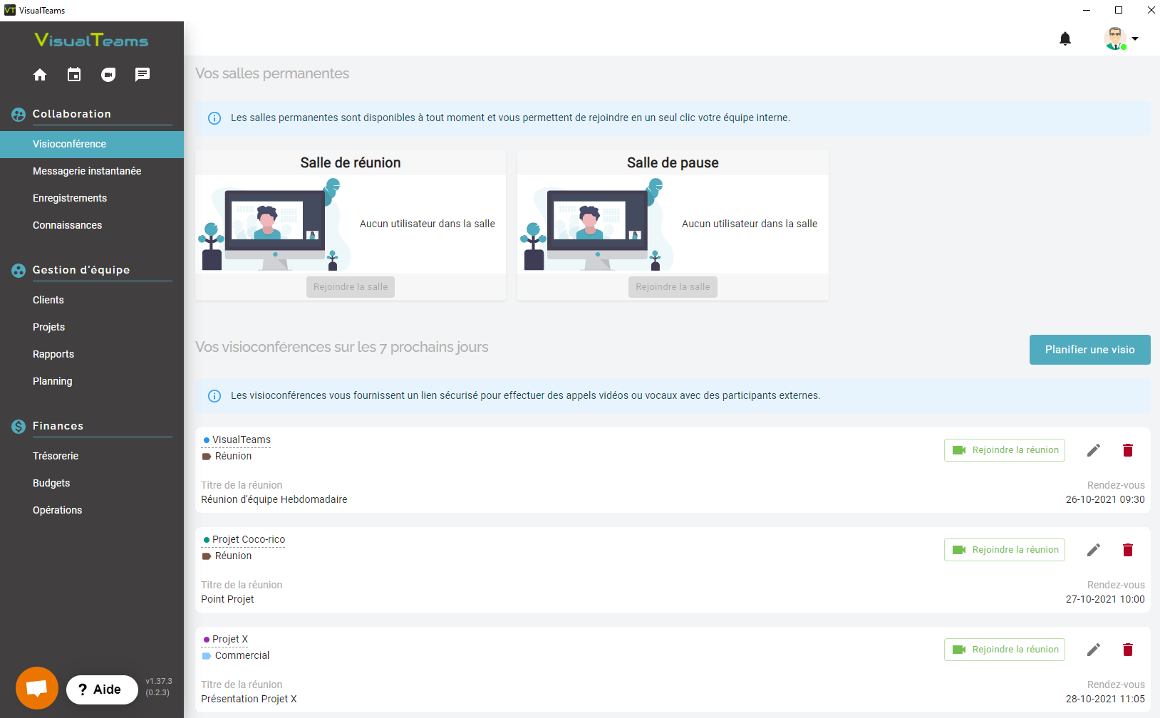 VisualTeams - Visioconférence