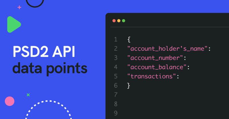 PSD2 API data points