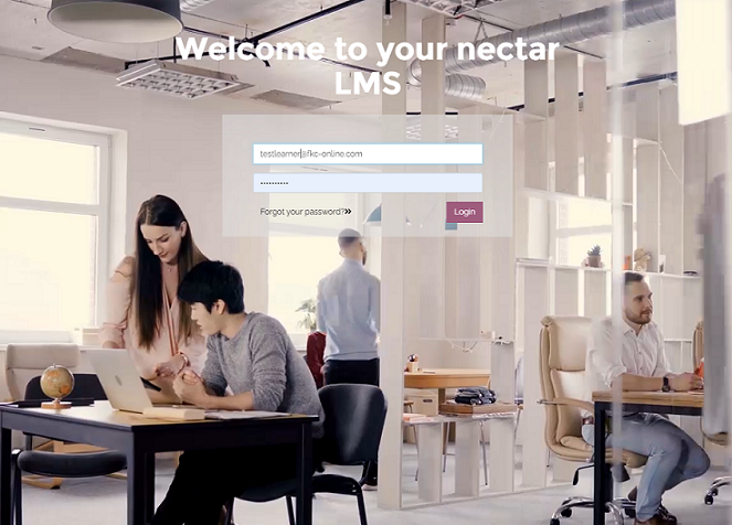 Login page example Login page example
