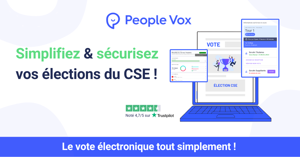 Avis People Vox - Vote électronique : Vote électronique élections CSE 100% sécurisée - Appvizer