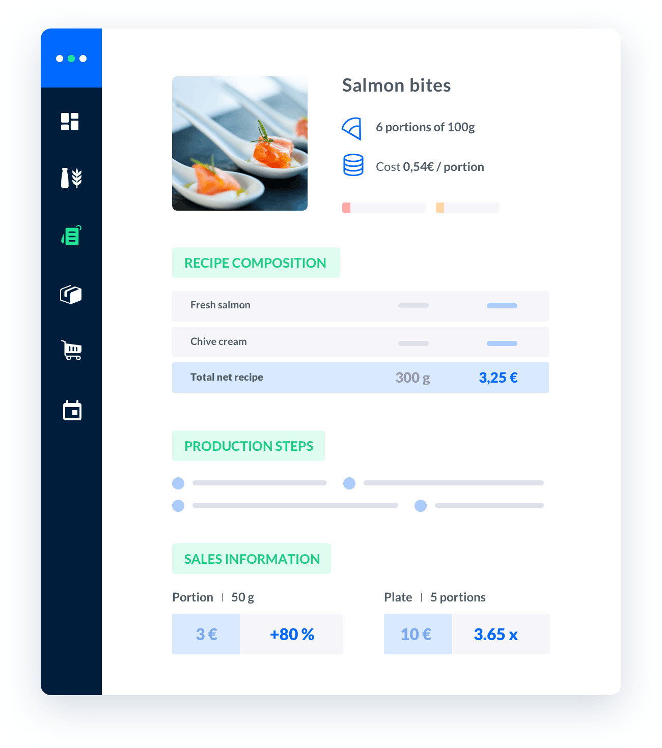 Melba - Melba - capture logiciel -  Fiche recette