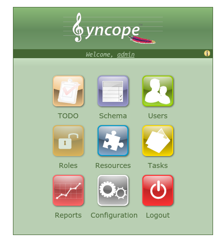 Apache Syncope - Apache Síncope de pantalla-2