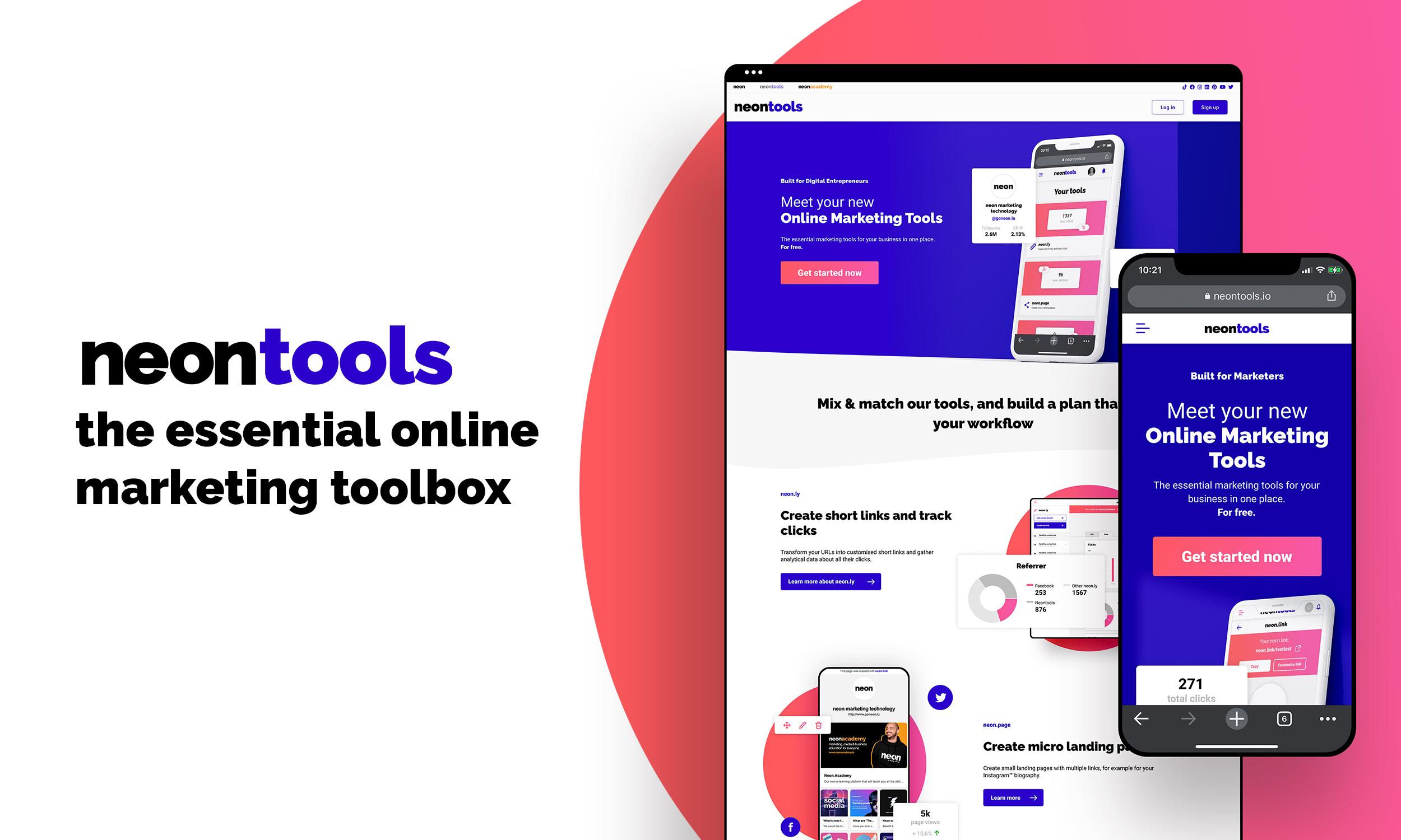 Review Neontools: Free essential marketing toolbox. - Appvizer