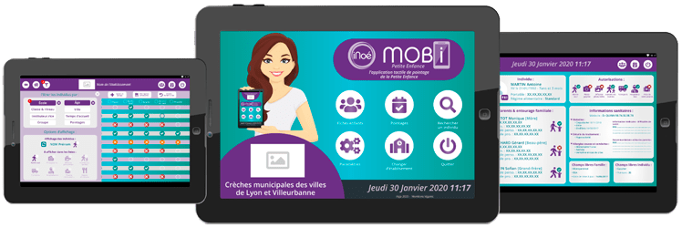 iNoé Petite Enfance - Application mobile de pointage des présences des enfants par l'équipe de la structure d'accueil
