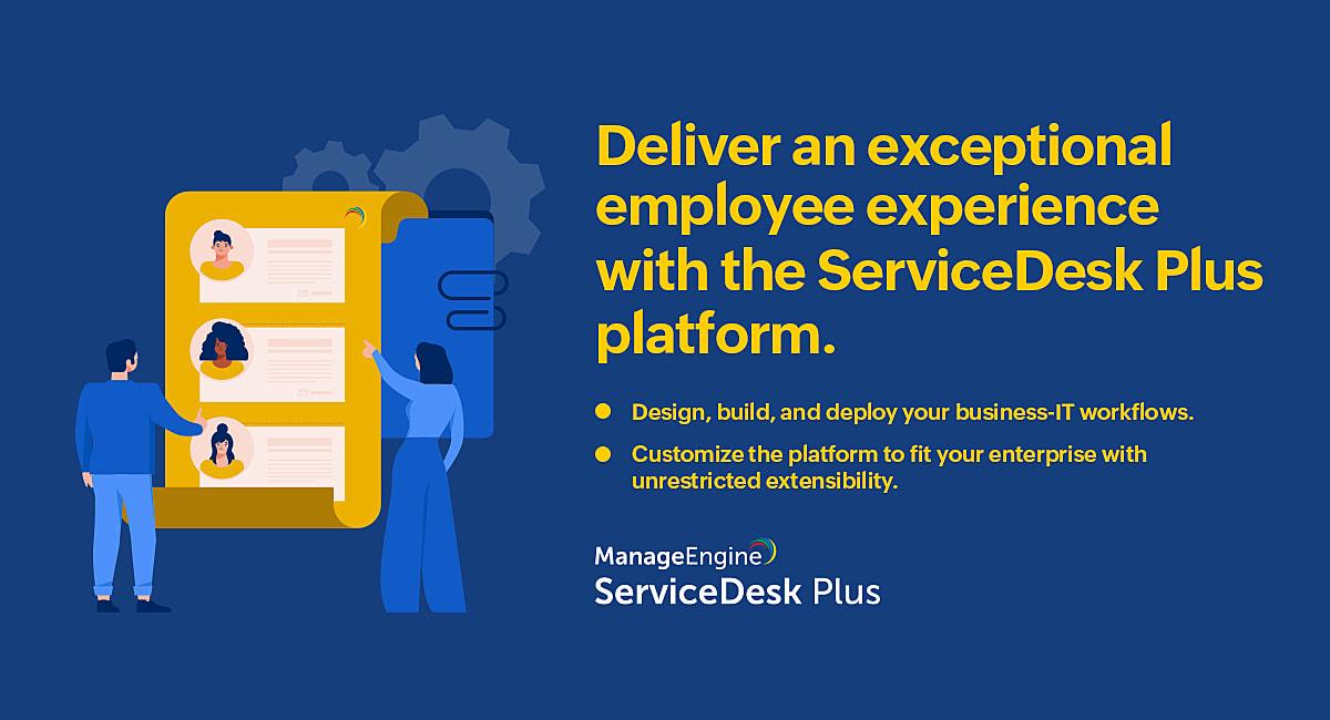 Review ManageEngine Servicedesk Plus: Full-stack ITSM software for organizations of all sizes - Appvizer