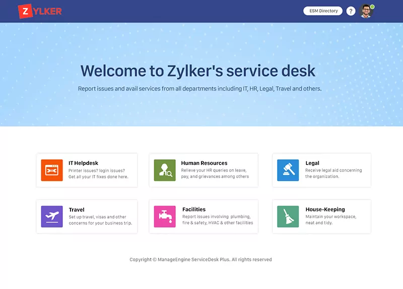 ManageEngine Servicedesk Plus - Deliver delightful employee experiences across your enterprise services with ServiceDesk Plus' ESM capabilities.