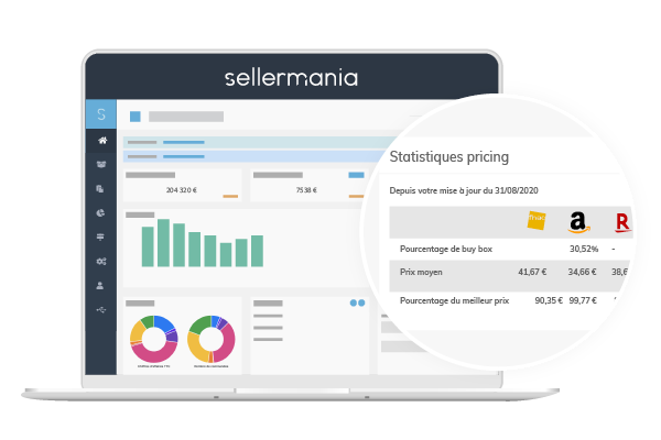 Sellermania - Repricing marketplace Amazon, Fnac, Darty, Backmarket, Cdiscount, Rakuten