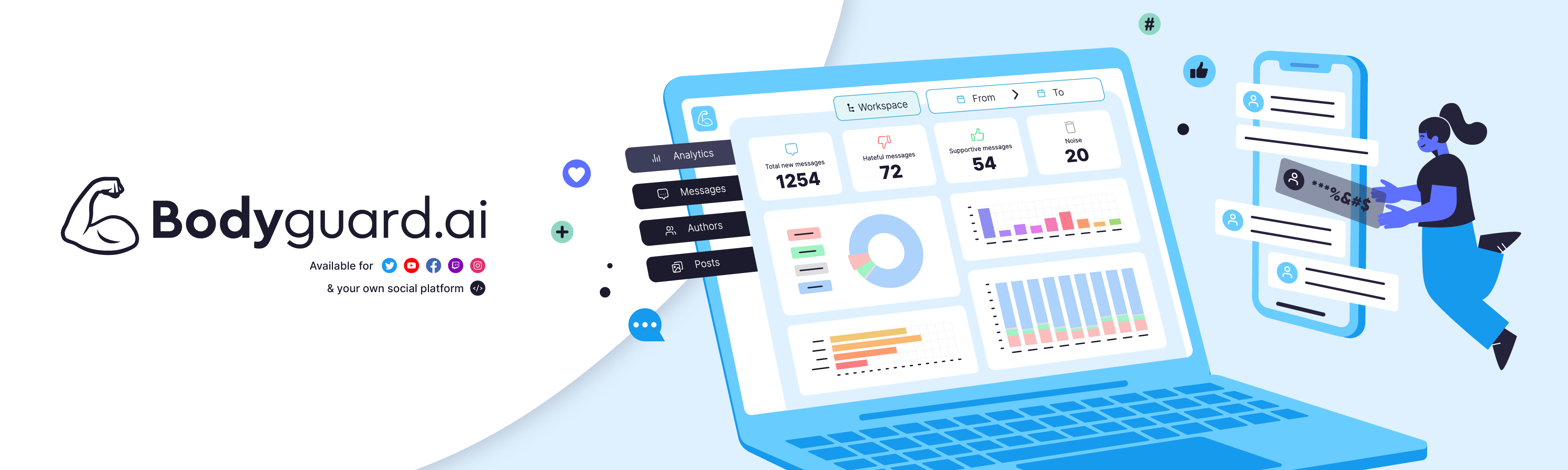 Review Bodyguard.ai: Real-time Moderation Solution for toxic content - Appvizer