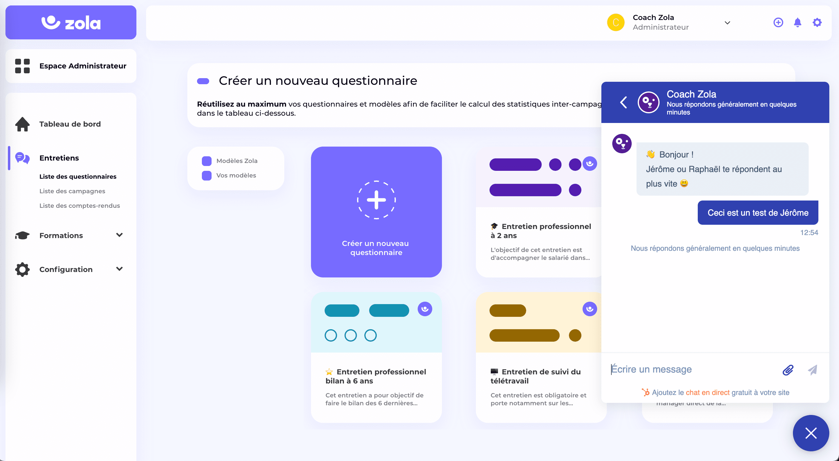 Zola - Un service client réactif et disponible