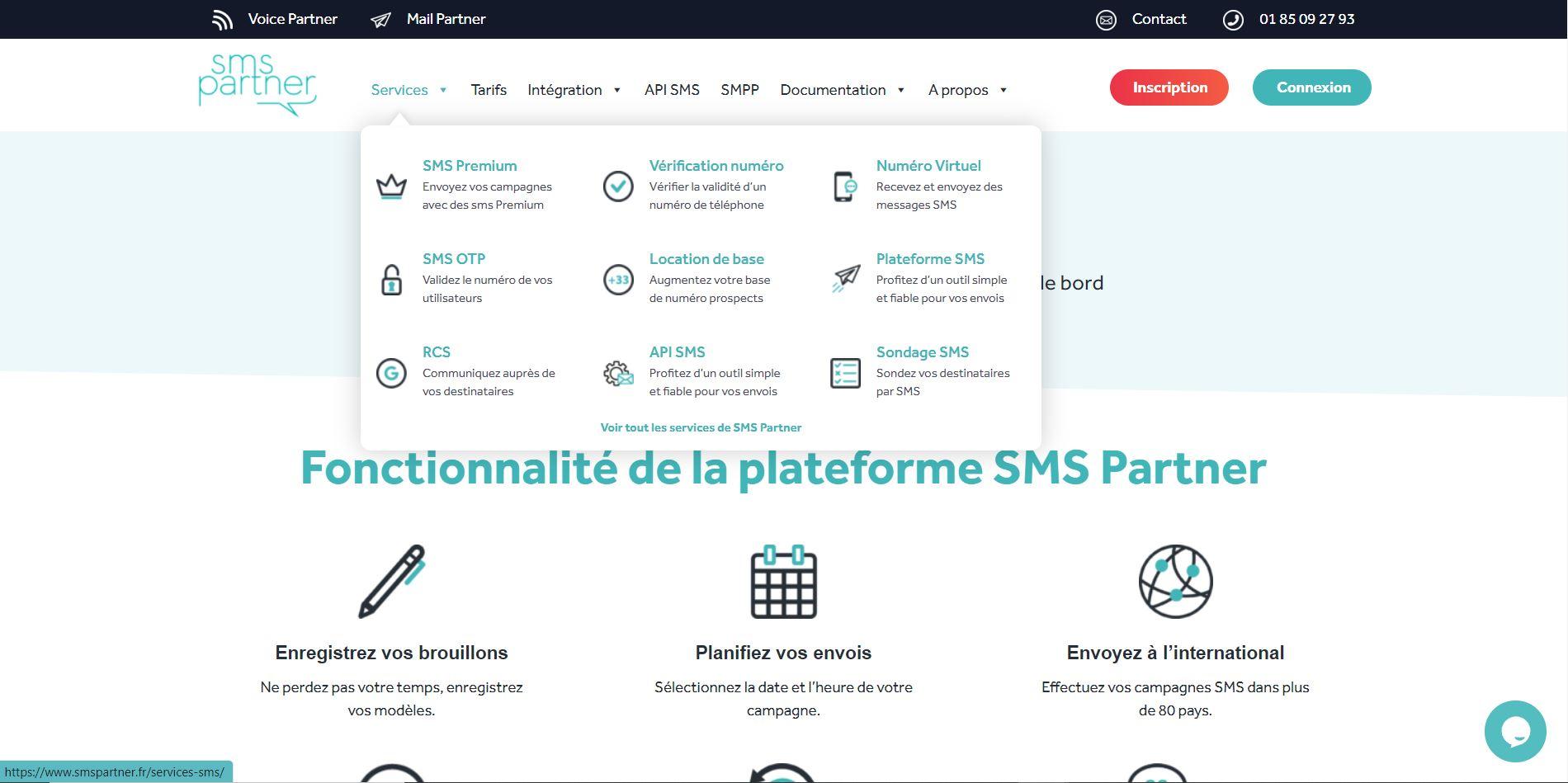 SMS Partner - Découvrez les services que nous proposons