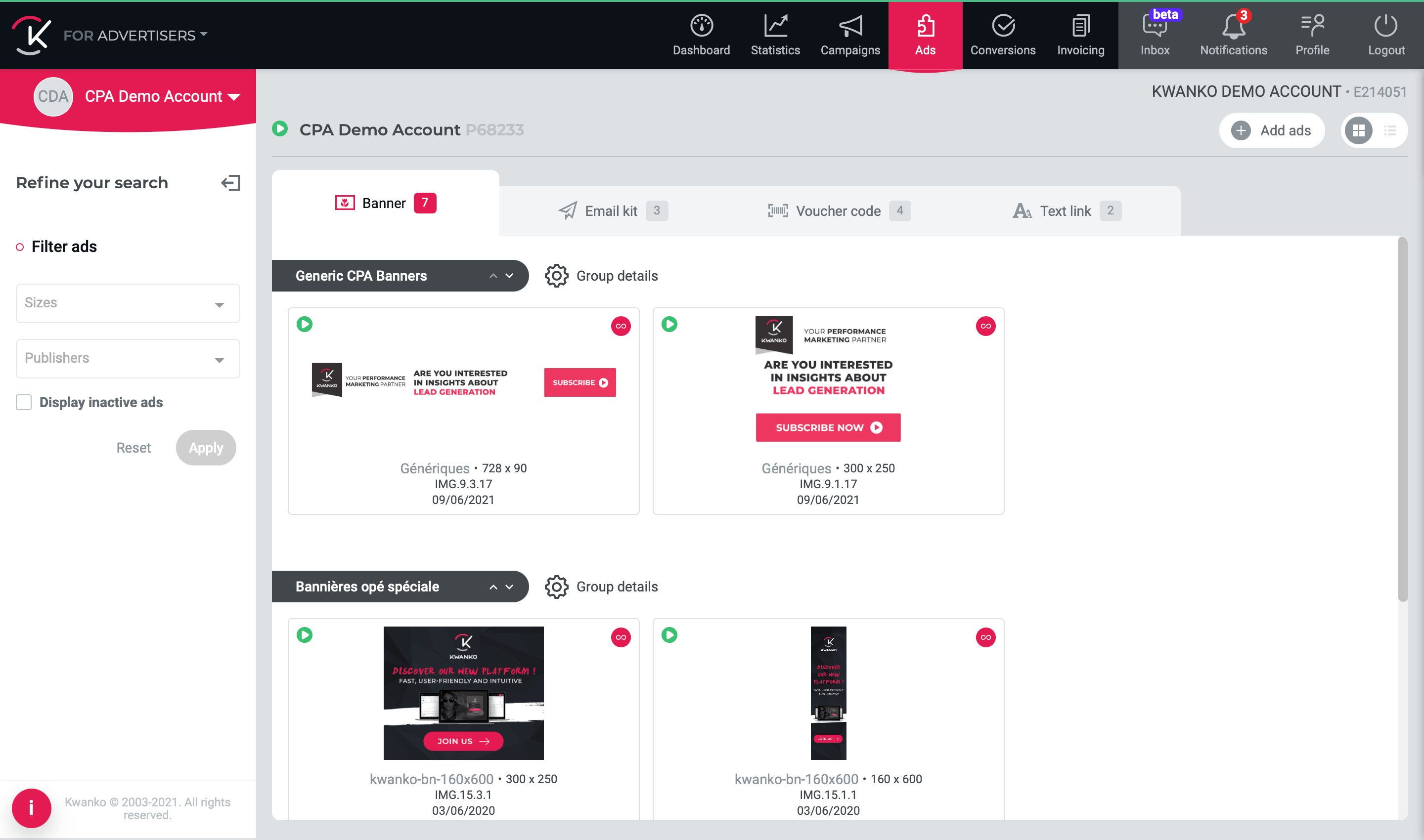 Kwanko - Manage your Performance Marketing Campaigns