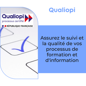 Edzo - Solution "Qualiopi" : Assurez le suivi et la qualité de vos processus de formation et d'information.