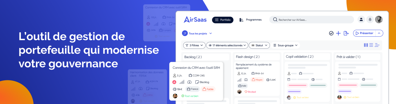 Avis AirSaas : L'outil de gouvernance projet pour embarquer votre Codir - Appvizer