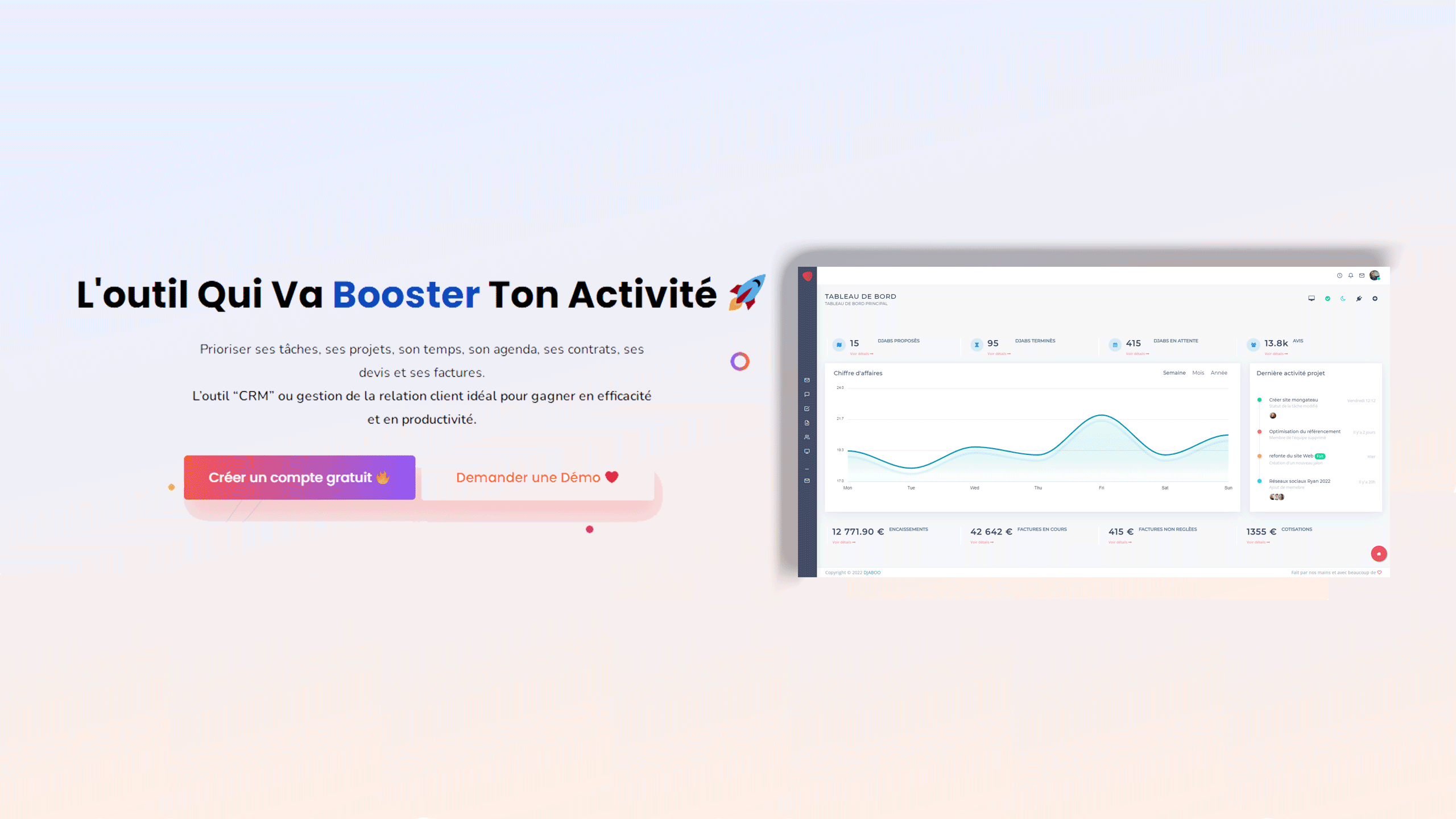 Review Djaboo: The all-in-one tool that will boost your business 🚀 - Appvizer