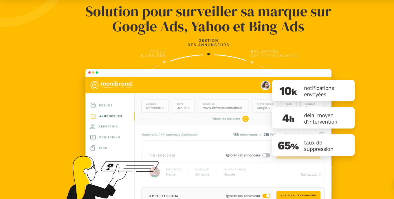 Avis Monibrand : La veille concurrentielle sur Google Ads pour PME-ETI-GE - Appvizer