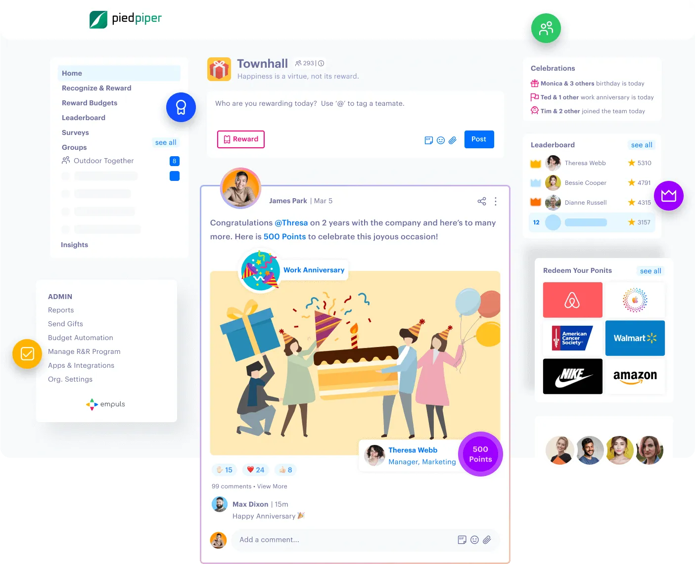 Review Empuls: Employee Engagement Platform for mid-sized businesses - Appvizer