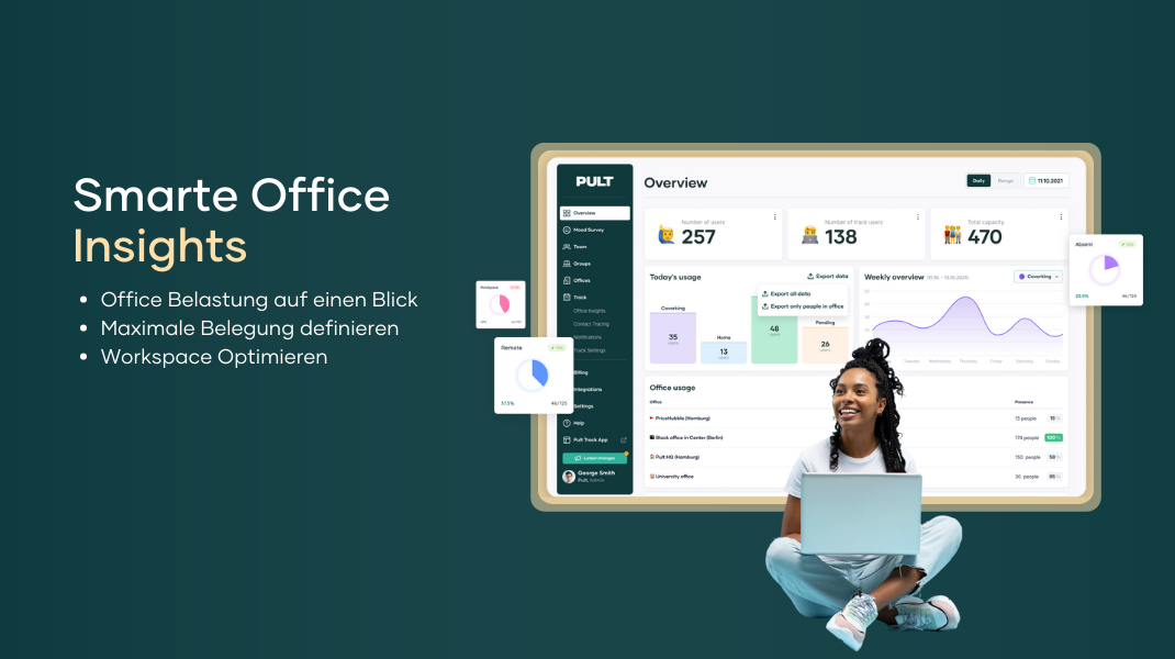 PULT - Desk Booking Software - Office Insights