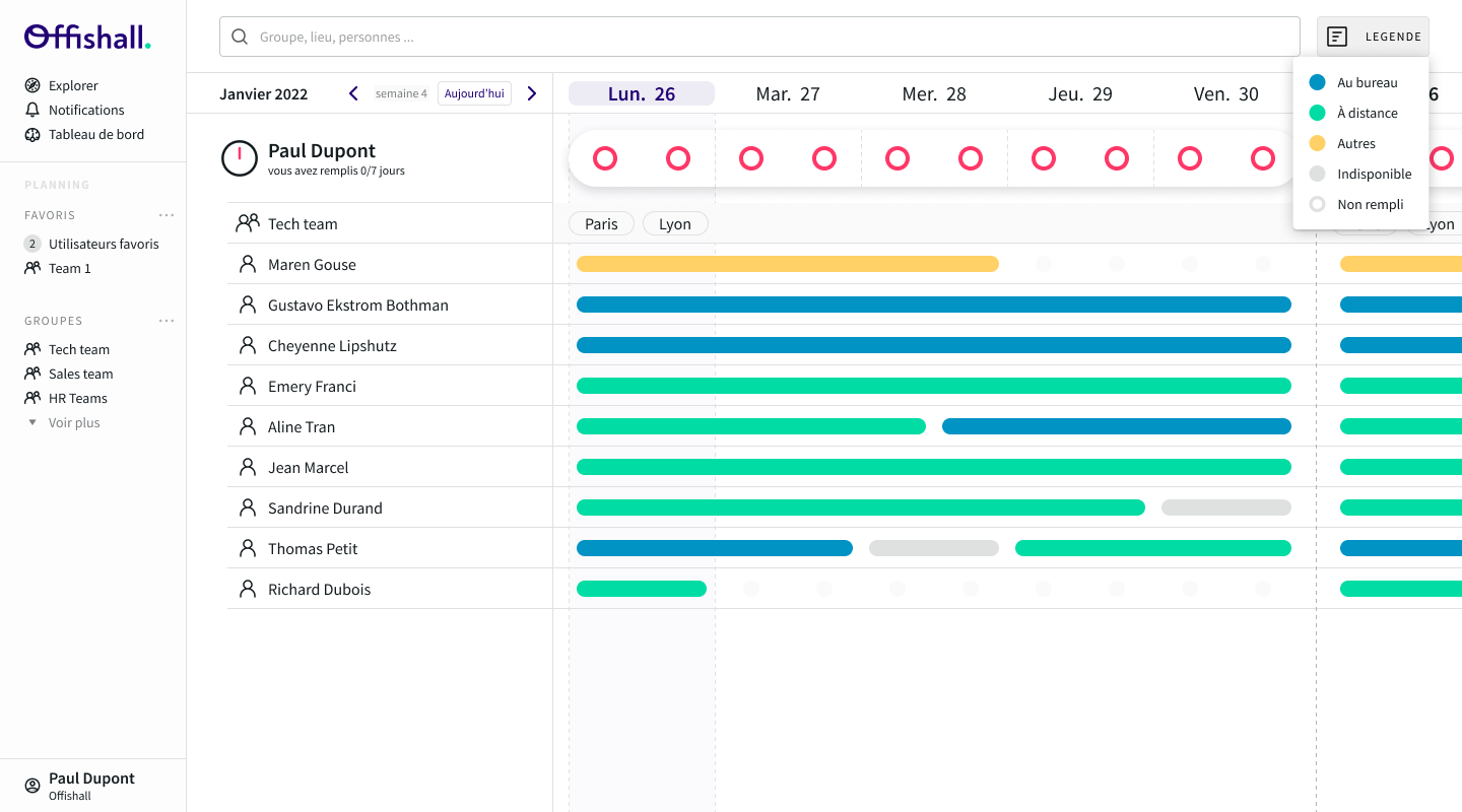 Offishall - Offishall Planning-App 