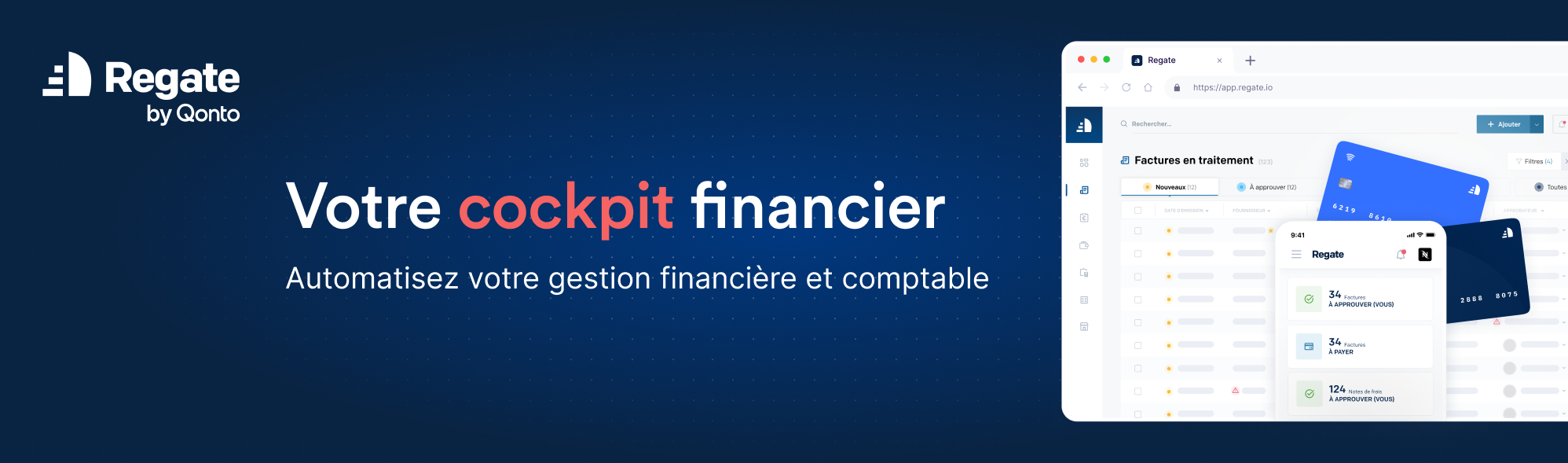 Avis Regate : Votre cockpit financier et comptable Made in France - Appvizer