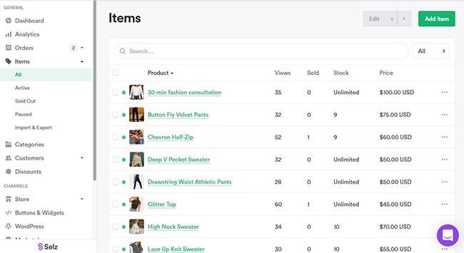 Selz - Capture d'écran 2