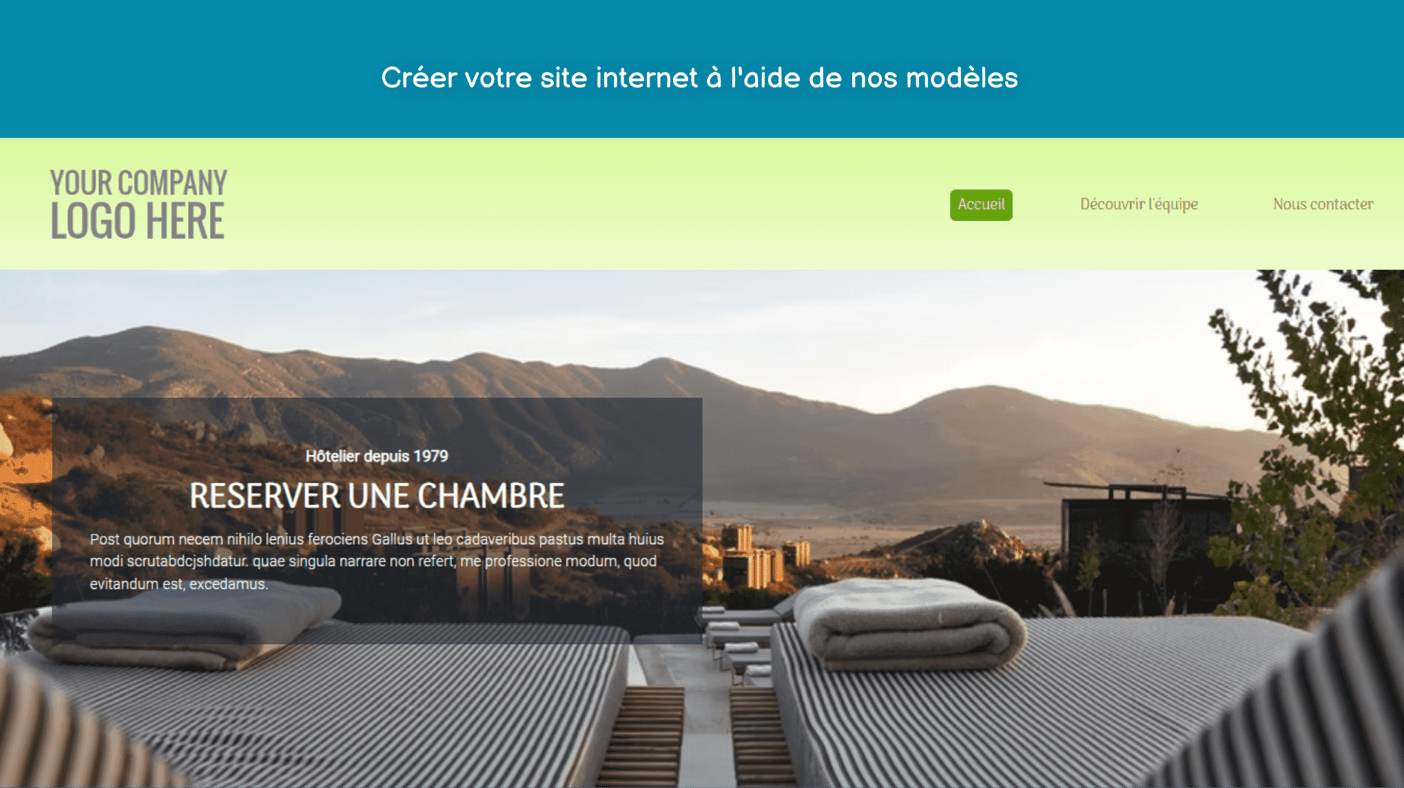 Jumpim - Créer votre site internet à l'aide de nos modèles