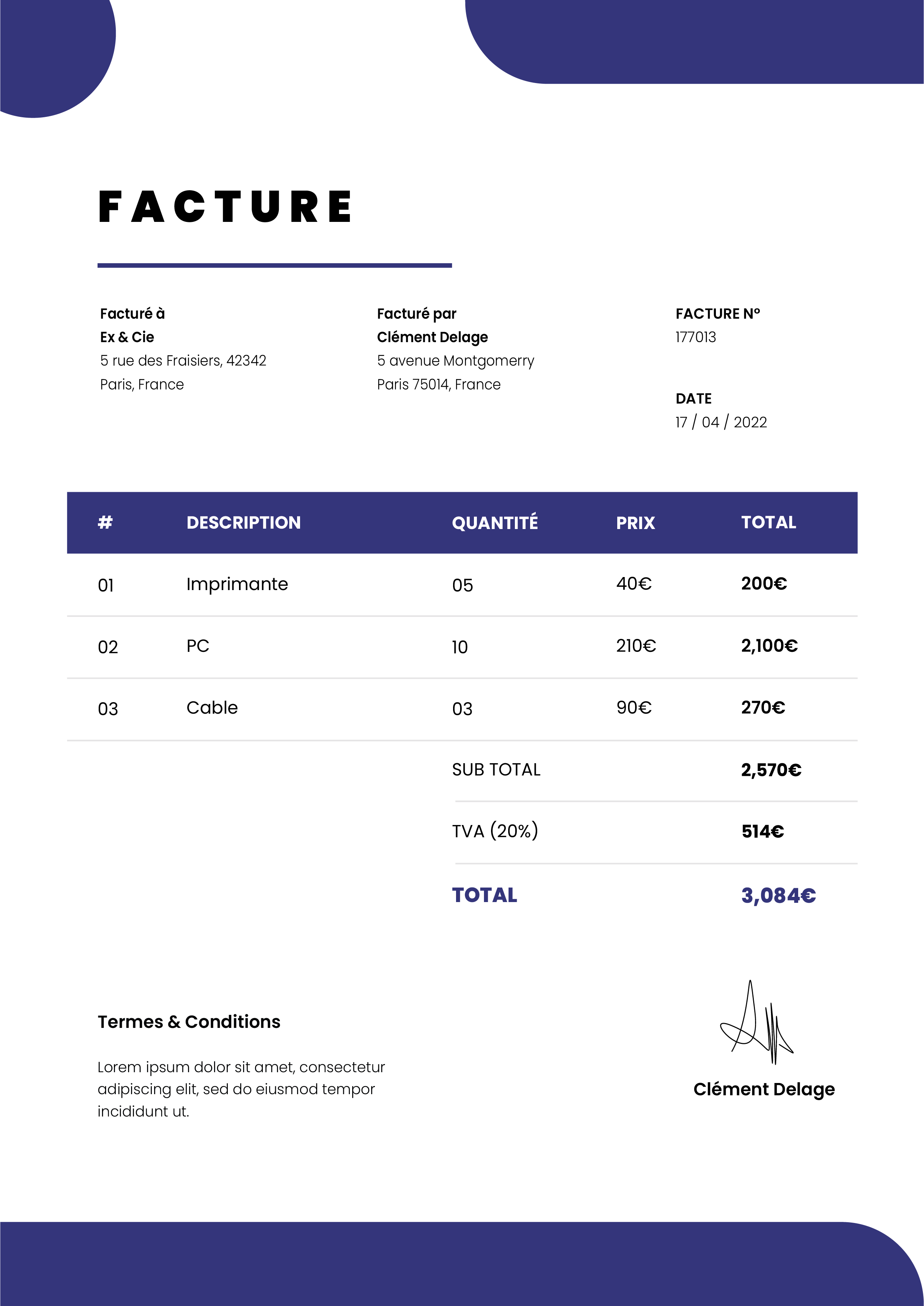 Fasty-Invoices - Capture d'écran 2