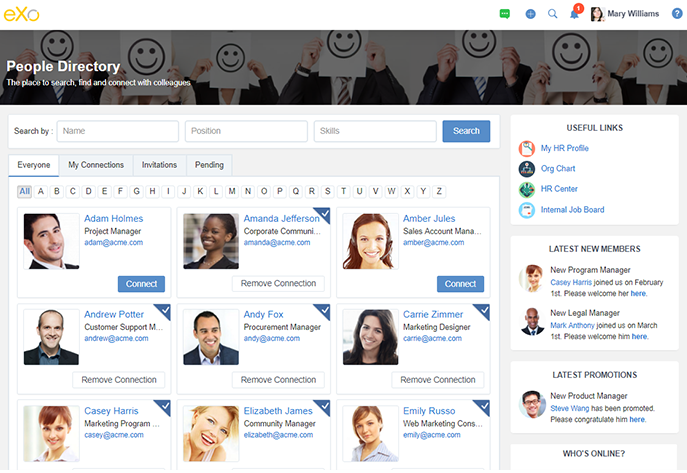 eXo Platform - Screenshot 3