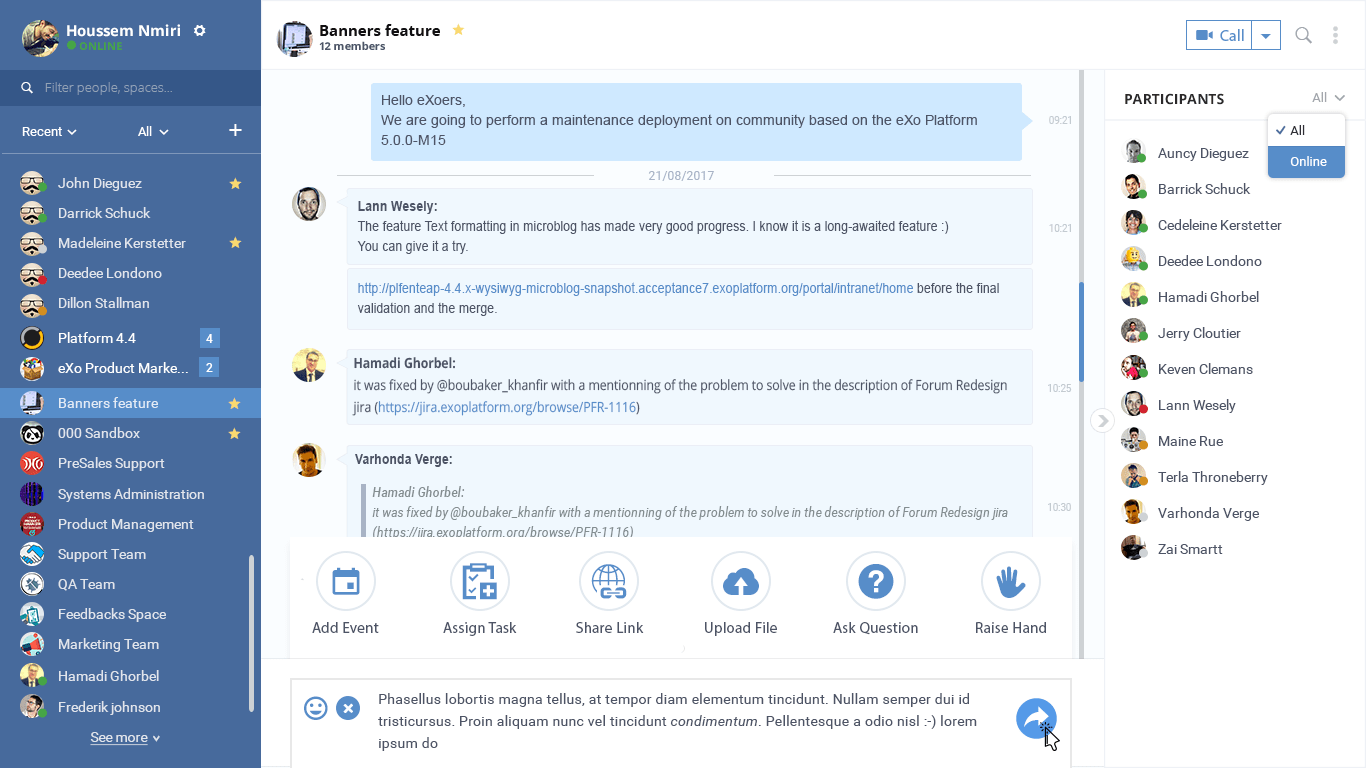 eXo Platform - Screenshot 4