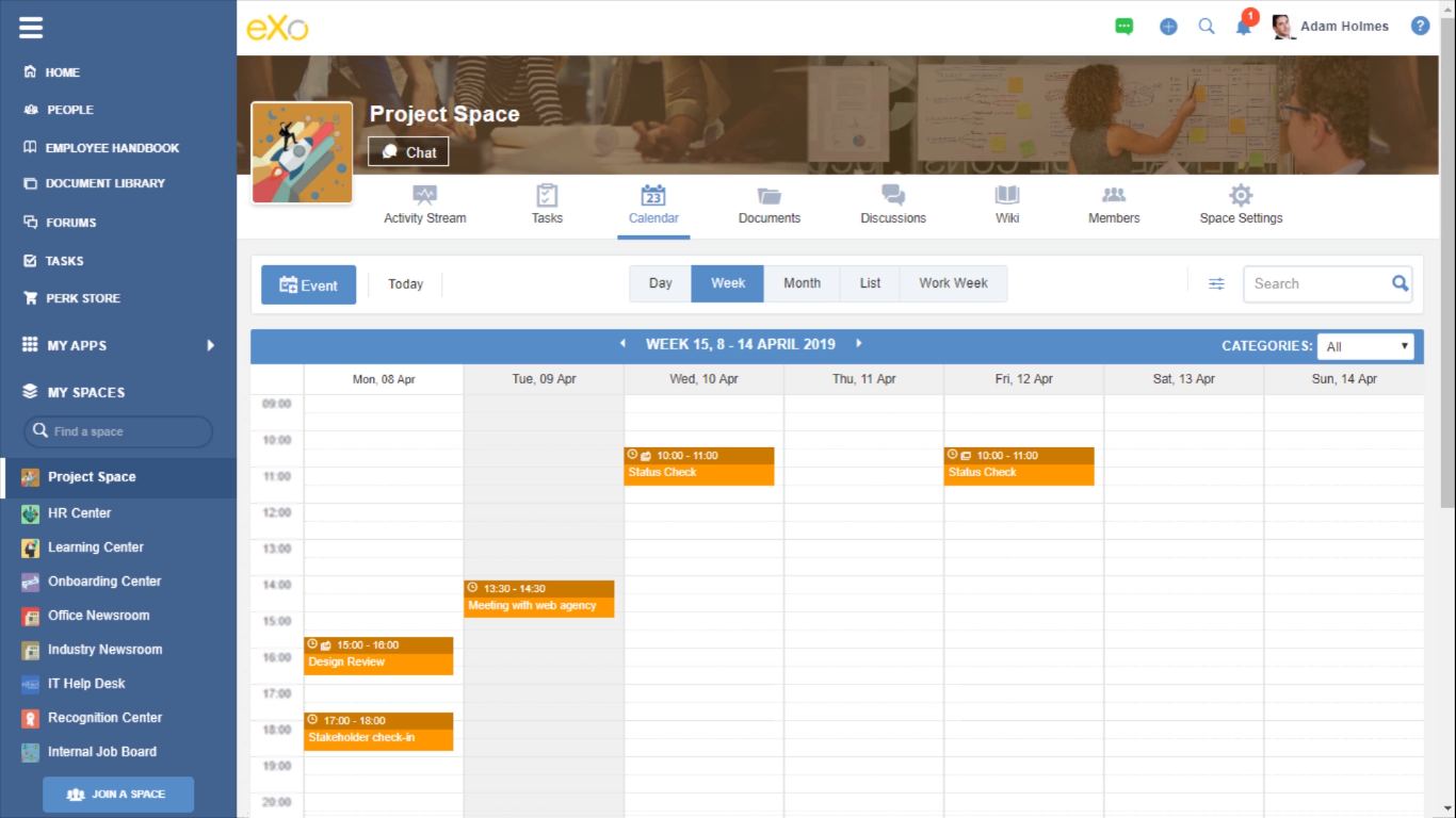 eXo Platform - Calendar
