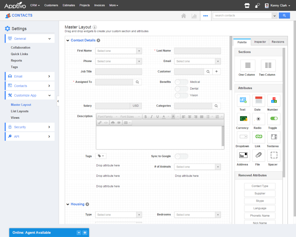 Apptivo CRM-screenshot-1 Apptivo CRM-screenshot-1