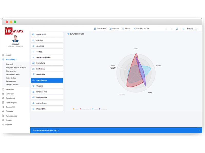 HRMAPS - HRMAPS Gestion des compétences