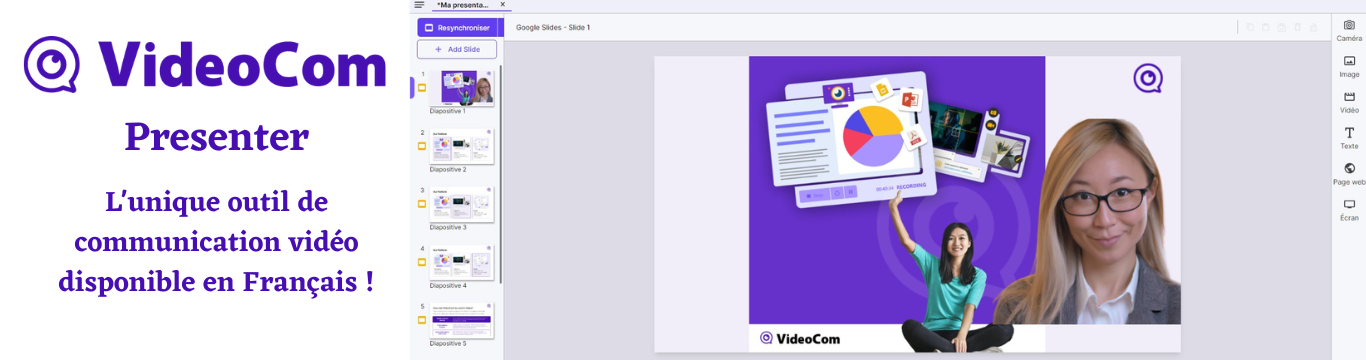 Avis VideoCom Presenter : Outil de communication vidéo - Appvizer