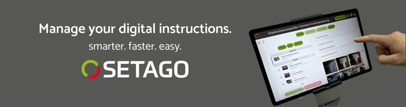 Review SETAGO: Intuitive platform to manage digital work instructions - Appvizer