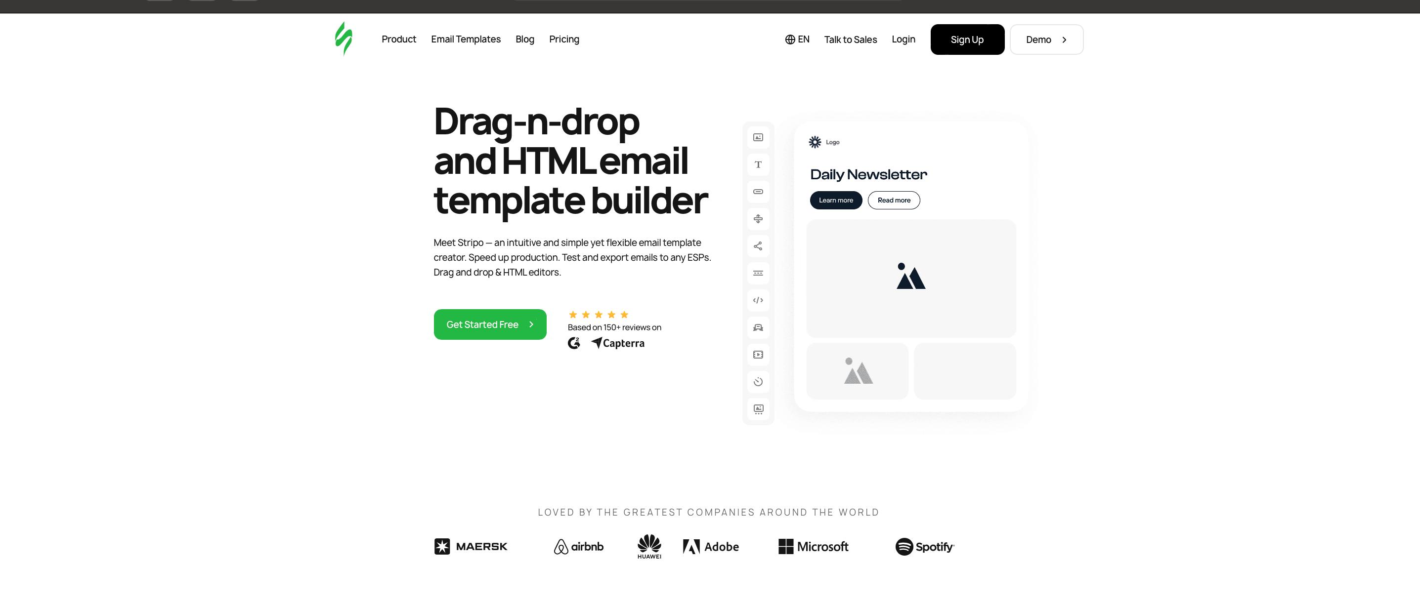 Review Stripo.email: Stripo is an email template builder, designed to allow users - Appvizer